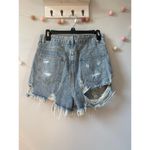 SheIn High Waist Distressed 90s Style Denim Jean Shorts Photo 2