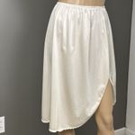 Vintage Warner's Perfect Measure Half Slip Size Large 55308 Off White Slit Nylon Photo 1