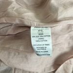 New with defects Alemais Hattie One Shoulder Silk Blend Patchwork Midi Dress 6 Photo 8