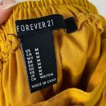 Forever 21 Mustard Yellow Button Up Mini Skirt Photo 4