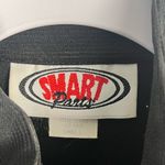 Vintage smart parts black zip up vest size small Photo 2
