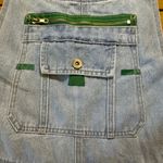 Floral Painted Denim Overalls 🌼 xl Blue Photo 1