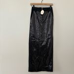 Camila Coelho New  Venning Sequin Maxi Skirt in Black Size XS Photo 15
