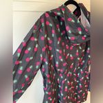 Brave Soul Women’s Black Pineapple Raincoat Jacket Zip Size 16 Photo 9