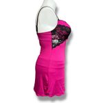 Delta Burke Womens Negligee Lingerie Nightie Chemise Underwire Pink Black 1X Photo 3