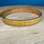 Ammons Boots Authentic Caiman Alligator Belt Tan Camel 1” Buckle Western Rodeo Photo 3