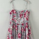 Bardot NWT Elsie Corset Garden Floral Blue Mini Dress Photo 1