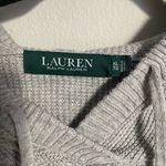 Ralph Lauren Waffle Knit Hooded Gray Sweater XL Cozy Heritage Normcore Warm Soft Photo 1