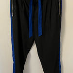 Bebe  Black Joggers with Blue Accents Photo 0