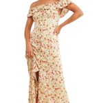 Free People She’s A Dream Strawberry Fields Maxi Dress Womens L Photo 0