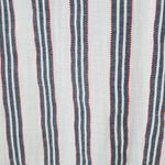 Tommy Hilfiger  Navy Striped V-Neck Women's Top Size Large Preppy Stripe Top Photo 3