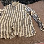 ZARA  gold chain print blouse M Photo 2