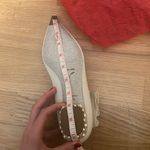 New rene caovilla white textile sock ankle boots with crystal embellished heels Size 6.5 Photo 7