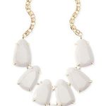 Kendra Scott Harlow White Statement Necklace Photo 2