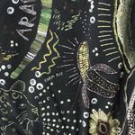 Anthropologie Farm Rio Canvas Jumpsuit Coveralls Zip Up Tropical Green XS NWT Photo 8