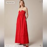 J.Crew  Collection strapless notched maxi dress Photo 1