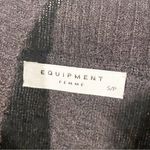 Equipment  Size Small Alpaca Ren Striped Sweater in Heather Grey Stripe Photo 3