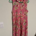 April Cornell Floral Pink Sleeveless Dress small Photo 6