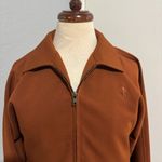 Opening Ceremony Women Luxury Rust Bomber Zippered Collared Jacket Size XS Photo 2