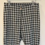 Calzedonia  Houndstooth Zip Front Leggings sz L Photo 3