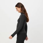 FIGS  On Shift Contour Knit Jacket in Black, Size Small Photo 1