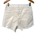 Pink Lily  5 Pocket Raw Hem Mid Rise Shorts White Size 28 / Medium Photo 1