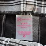 No Boundaries No Boundariea Black and White Plaid Pleated Mini Skirt Kilt w Buckle Detail XS Photo 2