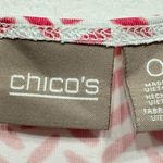 Chico's Chico’s Pink and White Tank Top Soft Comfy Knit Size 0/Small Photo 3