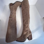 BP Over The Knee Boots Suede Block Heel Side Zip Taupe Women's Size 6.5M Brown Photo 6