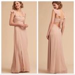 BHLDN Blush Diana Flutter Sleeve Bridesmaid Dress Photo 1