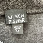 Eileen Fisher  M turtleneck gray cotton blend Fleece sweater Photo 2