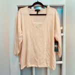Ralph Lauren LRL Blush Pink Silk Lace Lightweight Sweater Plus Size 3X NWT Photo 9