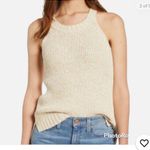 J.Crew High-neck Sweater Tank in Ecru, Sz L Photo 2