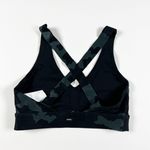 prAna Layna Camo Army Print Pattern Strappy Crossback Athletic Sports Bra Small Photo 1