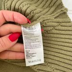 Free People  Womens Sweater Olive Green Emmaline Balloon Sleeve Mini Dress Size M Photo 10