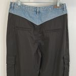 BLANK NYC  Pleated Denim Waist Cargo Pants Photo 7