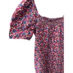 J.Crew  Afternoon Linen Dress Berry Floral‎ Pink Size Small Photo 10