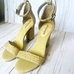 Jeffrey Campbell x Revolve Rowboat Ankle Strap Woven Espadrille Sandal Heel 9.5 Photo 2
