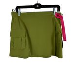 Fabletics Jillian Olive Green Pink Lightweight Wrap Skirt Utility Athletic Sz M Photo 3