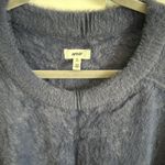 Aerie  Women's XL Flurry Crewneck Sweater Blue Plush Fuzzy Pullover Winter New Photo 2