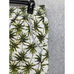 Palms Briggs Women's Pull On Shorts Linen Blend Green  Size Large Pockets Elastic Photo 5