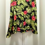 Ralph Lauren Vintage Silk Floral Tropical Maxi Skirt Silk Size 12 Photo 1
