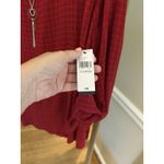 NWT Alyx Women's‎ XLTop Long Sleeve Red Blouse Open Sleeve Pleated Dressy Career Size XL Photo 3