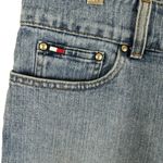Tommy Hilfiger  90s Light Wash Mid Rise 100% Cotton Denim Jean Shorts Size 10 Photo 2