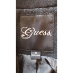 Guess women vintage wool black peacoat belted jacket Sz medium Photo 6