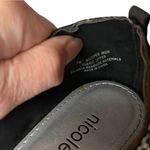 Nicole Miller Nicole Black Beaded Cut Out Ballet Flats Photo 8