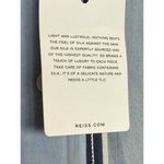 Reiss Women's Avera Size 8 Blue Cotton Silk Blend Shirt Striped Long Sleeve NWT Photo 6