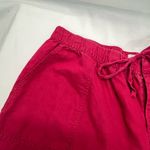 Liz Claiborne  LINEN BLEND Shorts‎ Women’s XL RED PREOWNED Photo 2