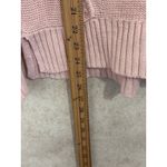 L.L.Bean  Linen Cotton‎ Blend Crew Neck Sweater Pink Size Medium Coastal Preppy Photo 4