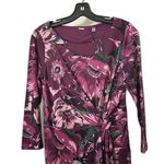 T Tahari Floral Twist Front Sheath Dress Size 8 Photo 4